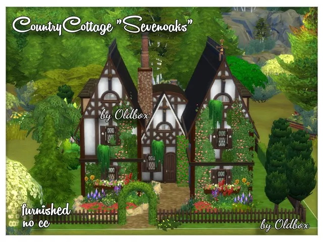 Sims 4 Sevenoaks Country Cottage by Oldbox at All 4 Sims