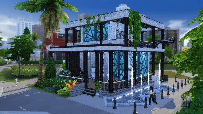 Sims 4 L’Atrium Restaurant at Mister Glucose