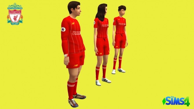 Sims 4 Liverpool Uniform by godspeed at Mod The Sims