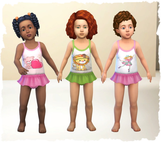 Sims 4 Toddler Swimsuit by Chalipo at All 4 Sims