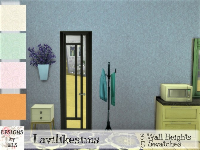Sims 4 Intertwine LLS walls by lavilikesims at TSR