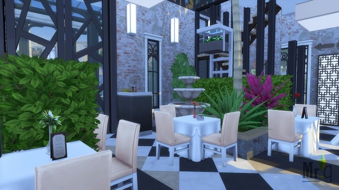 Sims 4 L’Atrium Restaurant at Mister Glucose