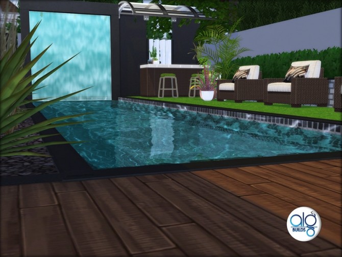 Sims 4 Modern Contempo house by ALGbuilds at TSR