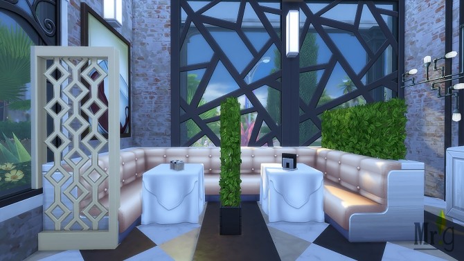 Sims 4 L’Atrium Restaurant at Mister Glucose