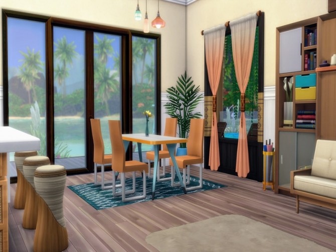 Sims 4 Tiny Getaway house by LJaneP6 at TSR
