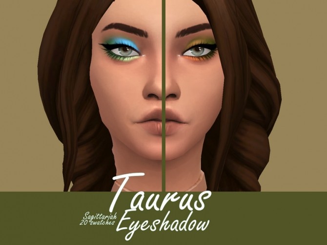Sims 4 Taurus Eyeshadow by Sagittariah at TSR