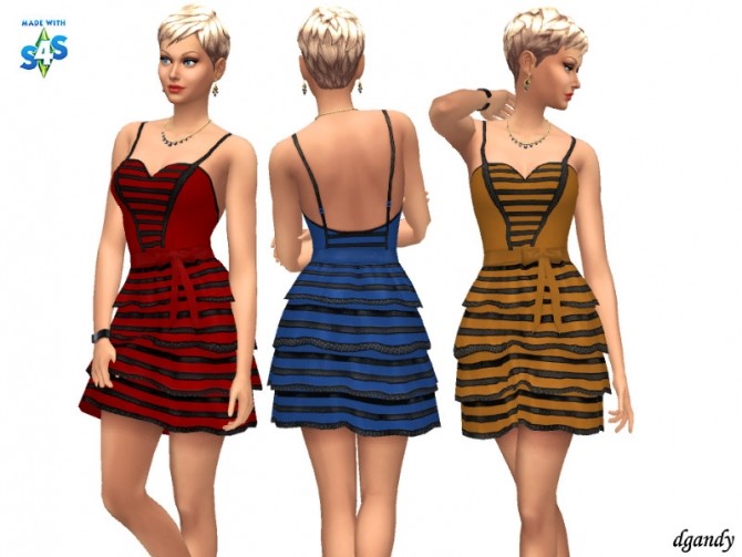 Sims 4 Dress 20200404 by dgandy at TSR