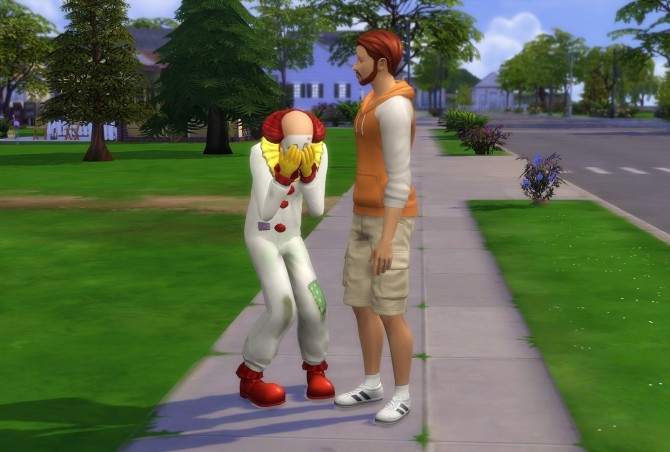 Sims 4 Tragic Clown Redux by Brainstrip at Mod The Sims