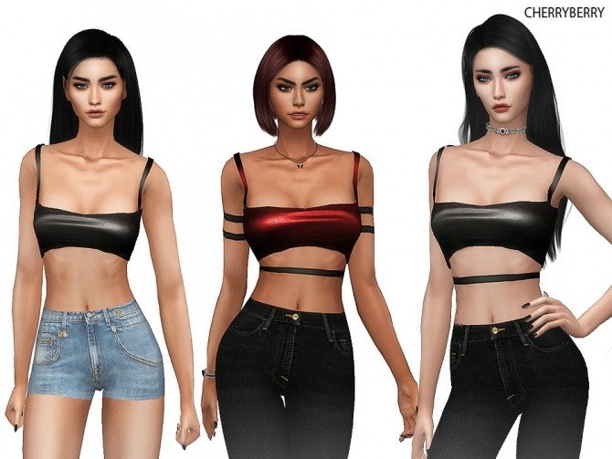 Sims 4 Hypnotic Top at Cherryberry