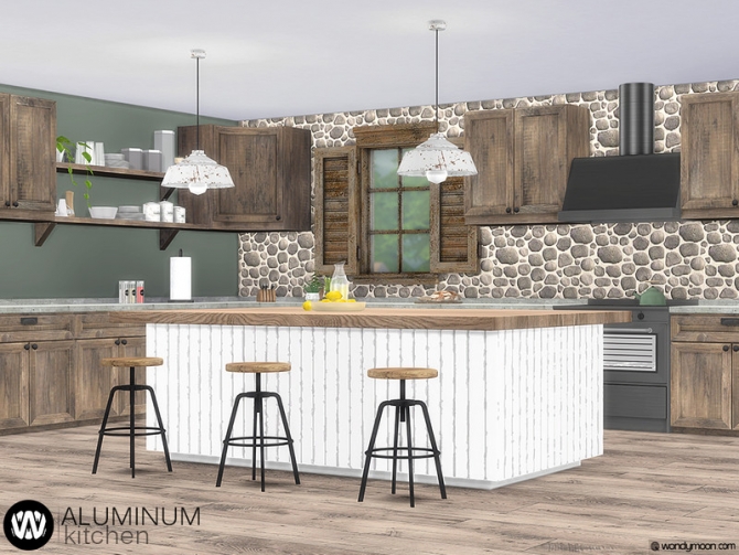 Aluminum Kitchen By Wondymoon At Tsr Sims 4 Updates