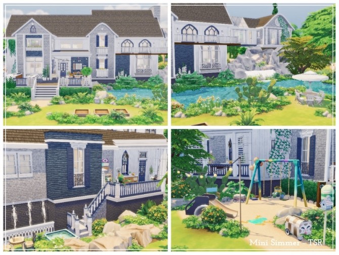 Sims 4 Woodside Manor by Mini Simmer at TSR