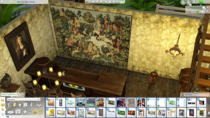 Sims 4 Medieval tapestries by Alikis Nook at Sims 4 Studio