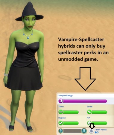 Buy Vampire Perks and Weakness For Hybrids by Iced Cream at Mod The Sims