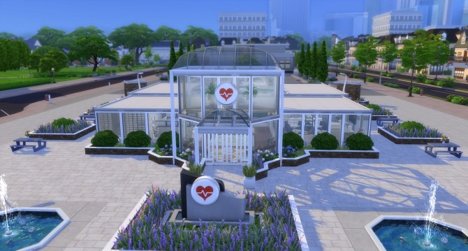 Sims 4 Heartstone Medical Center CC Free Version by chicagonative at Mod The Sims