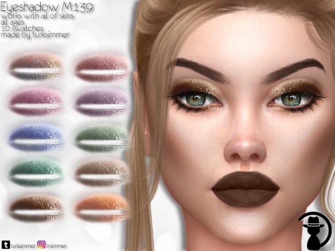 Sims 4 Eyeshadow M139 by turksimmer at TSR