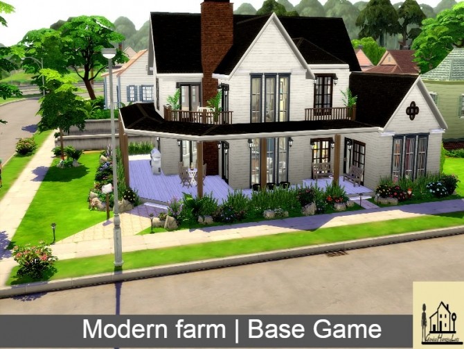 Sims 4 Modern Farm by GenkaiHaretsu at TSR