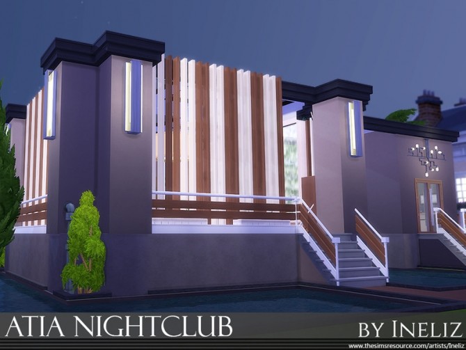 Sims 4 Atia Nightclub by Ineliz at TSR
