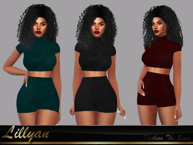 Sims 4 Samira Style dress by LYLLYAN at TSR