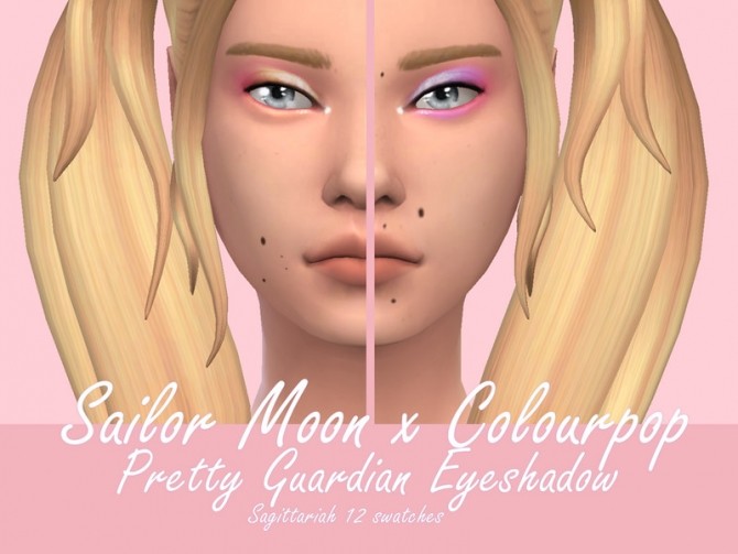 Sims 4 Pretty Guardian Eyeshadow by Sagittariah at TSR