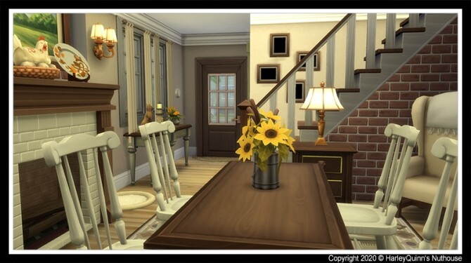 Sims 4 155 Oak Street home at Harley Quinn’s Nuthouse