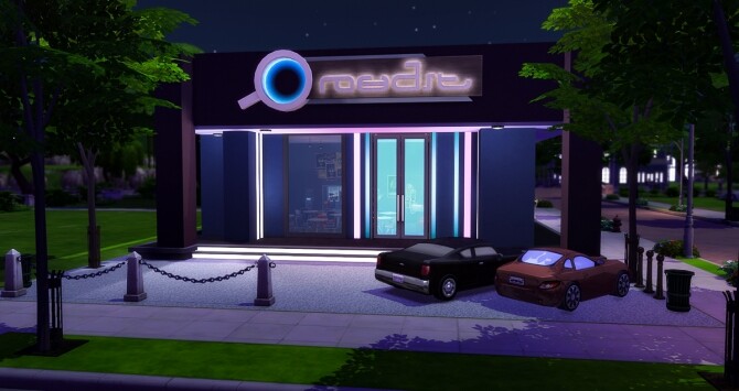Sims 4 WEBase Internet Cafe at Lutessa