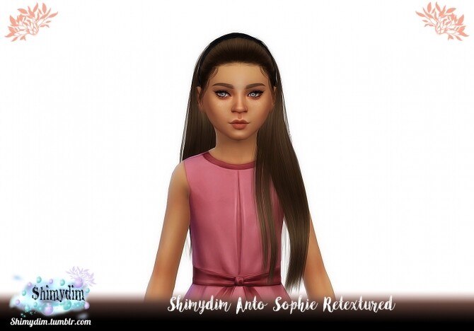 Sims 4 Anto Sophie Hair Retexture Ombre + Child Naturals + Unnaturals at Shimydim Sims