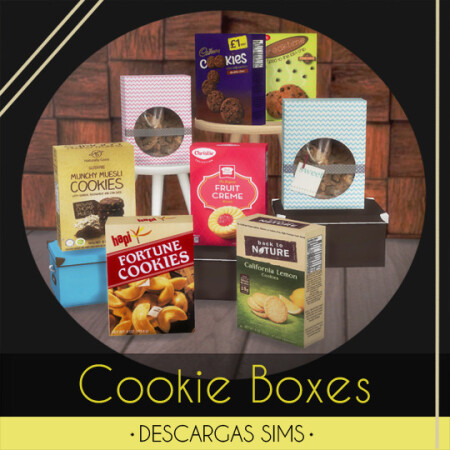 Cookie Boxes at Descargas Sims