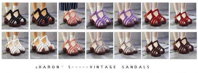 Sims 4 Vintage Sandals at Charonlee
