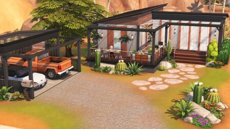 TINY TRAILER FOR A BIG FAMILY at Aveline Sims