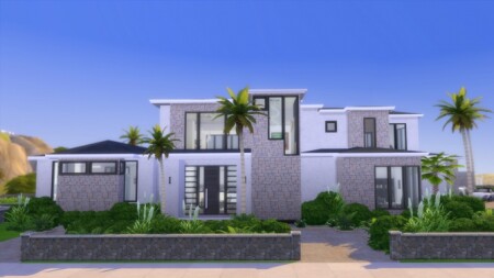 Luxury Modern House NO CC by Emyclarinet at Mod The Sims