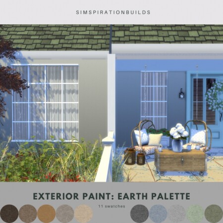 Exterior Paint: Earth Palette at Simspiration Builds