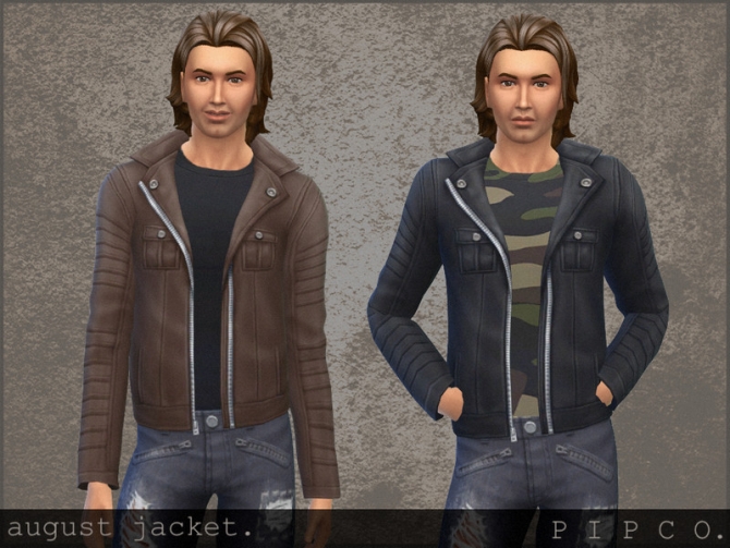 August jacket by Pipco at TSR » Sims 4 Updates