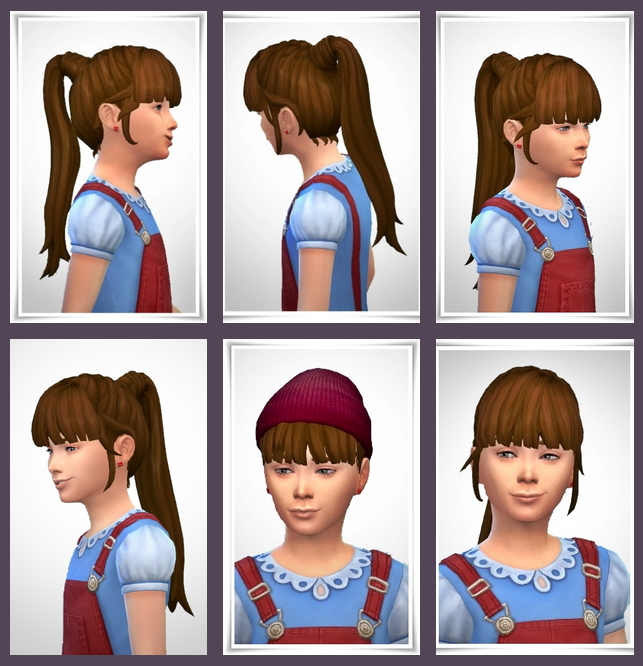 Sims 4 Philippa Kids Hair at Birksches Sims Blog