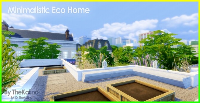 Sims 4 Minimalistic Eco Home at Kalino