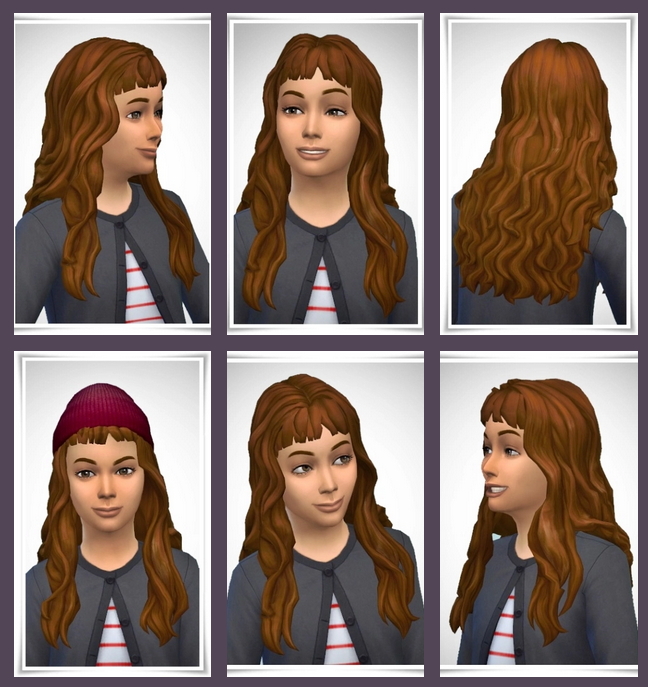 Sims 4 Mona Kids Hair at Birksches Sims Blog