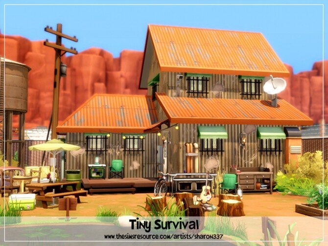 Sims 4 Tiny Survival small home Nocc by sharon337 at TSR