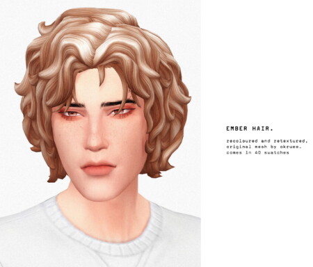 Ember hair at Seven Sims