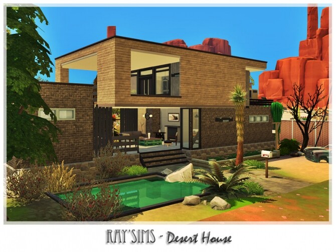 Sims 4 Desert House by Ray Sims at TSR