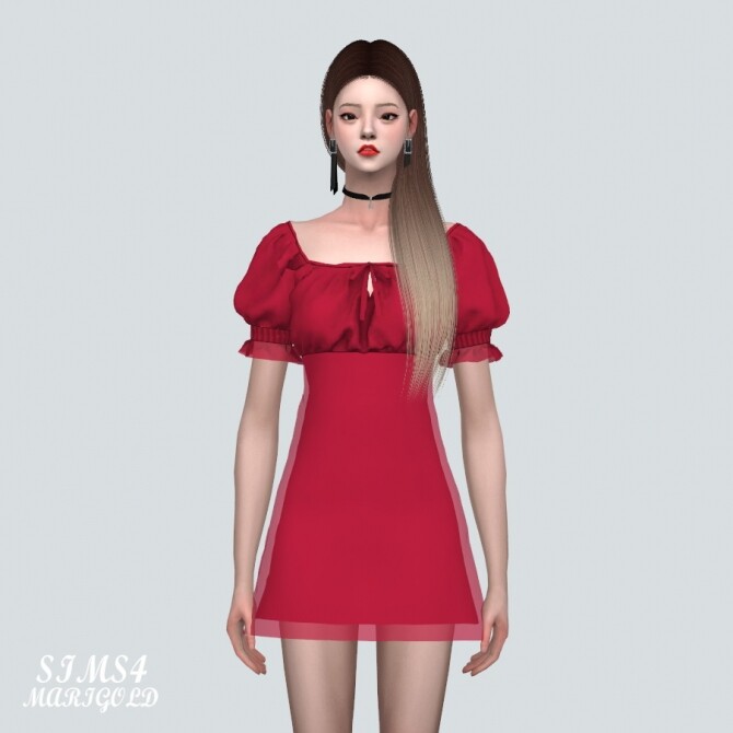 Sims 4 Summer Mini Dress at Marigold