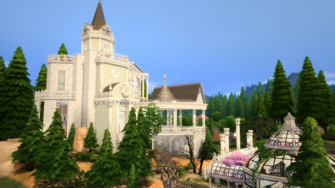 Sims 4 Rivendalle castle at Fezet