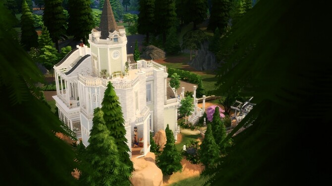 Sims 4 Rivendalle castle at Fezet
