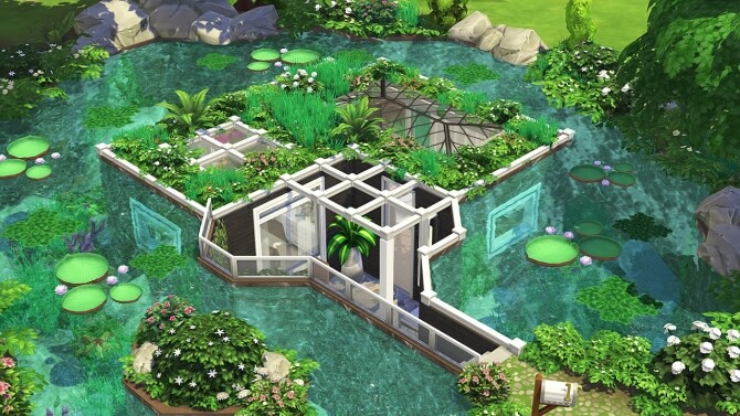 Sims 4 UNDERWATER TINY HOUSE at Aveline Sims
