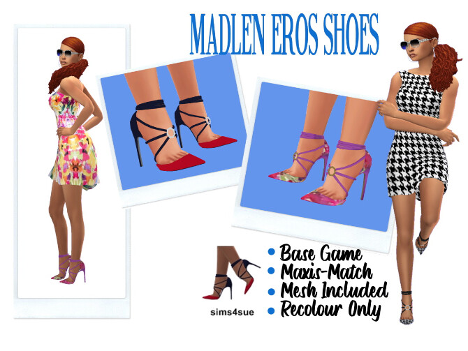 Sims 4 MADLEN’S EROS SHOES at Sims4Sue