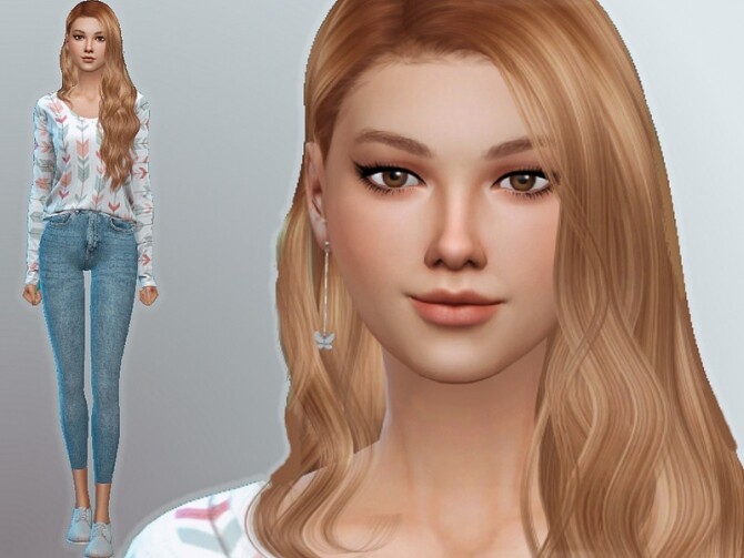 Sims 4 Bianca Pace by Mini Simmer at TSR