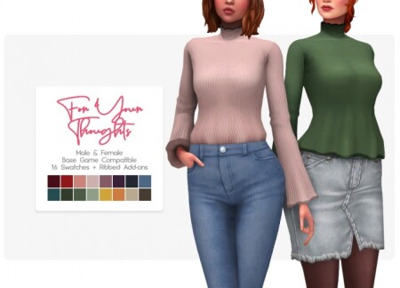 Pinafore Your Thoughts top tucked + untucked version at Nolan Sims