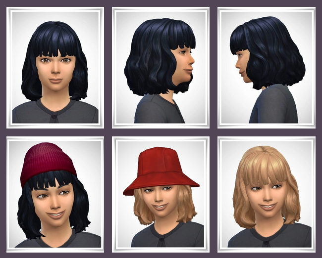 Sims 4 Kasey Kids Hair at Birksches Sims Blog
