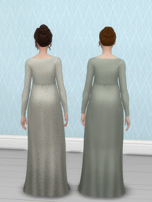 Sims 4 Regency Morning Dress at Historical Sims Life