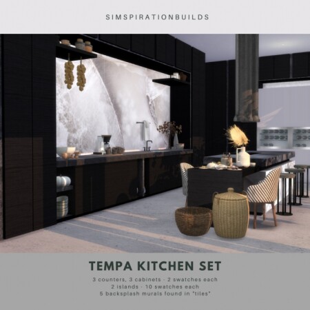Tempa Kitchen Set at Simspiration Builds