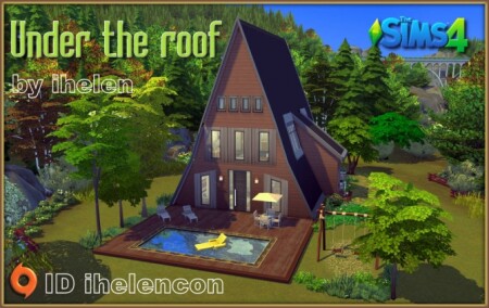 Under the roof house at ihelensims