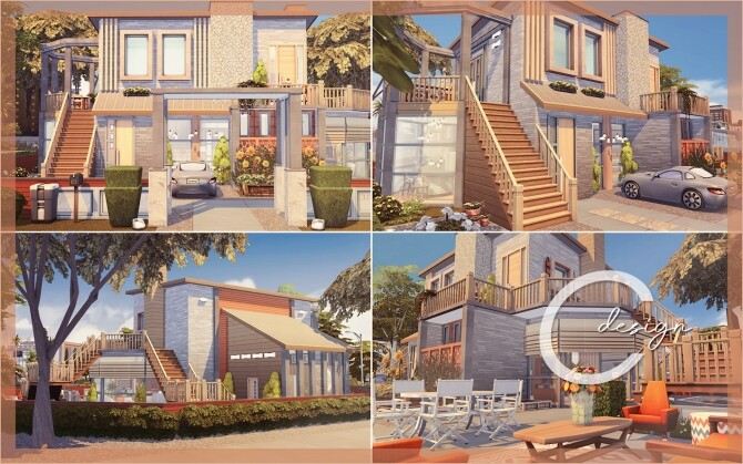 Sims 4 Urban Dream house at Cross Design
